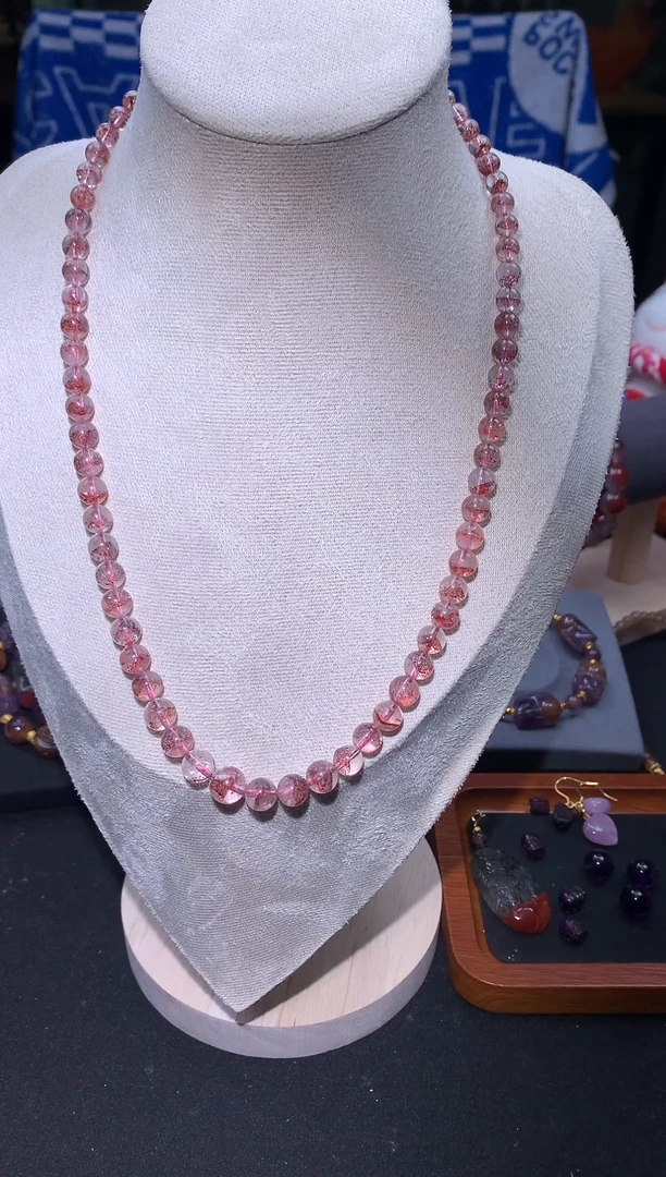 未镶嵌珠宝半成品水晶金圆珠塔链