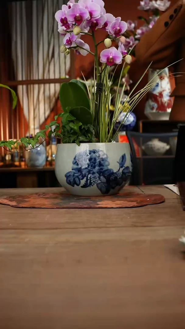 当代景德镇高温釉下彩手绘陶瓷餐具