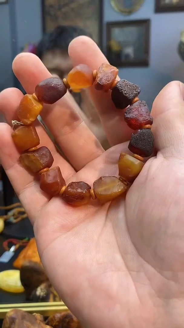 手串琥珀未镶嵌手串