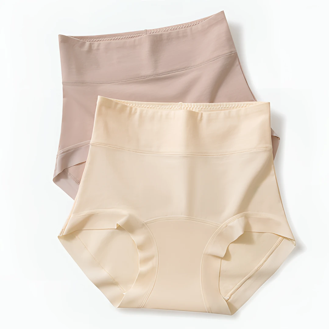 5条 大码内裤女士A类棉加长裆中高腰纯棉妈妈款舒适内裤胖mm纯棉