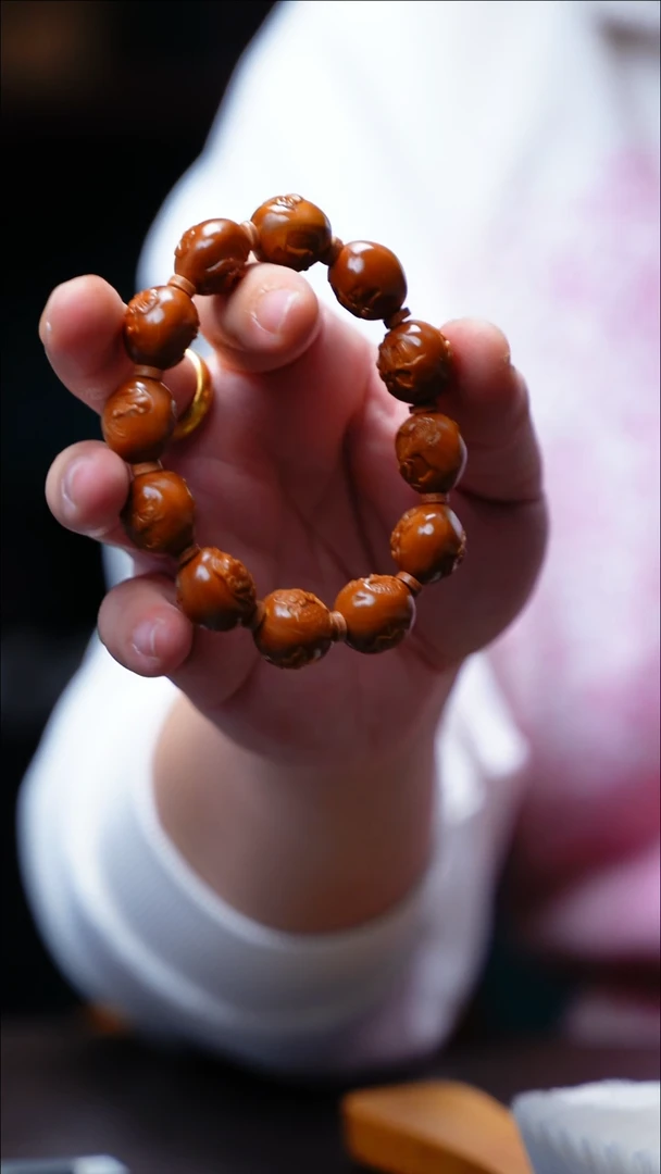 手串/手链橄榄核无相佛【精修】