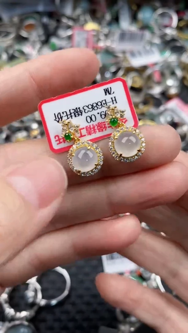 银S925镶嵌戒指翡翠11                4