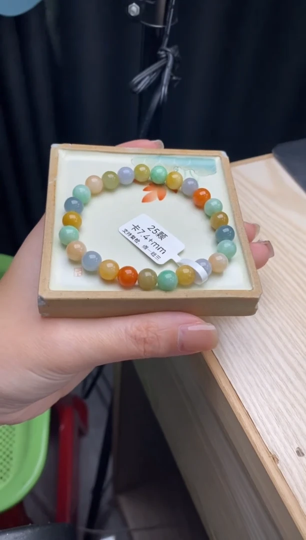 【闪购商品】翡翠手链未镶嵌天然翡翠手串d1805