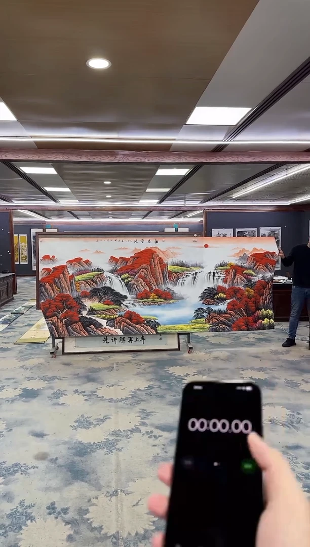 国画Z刘雪红-山水国画-大丈二