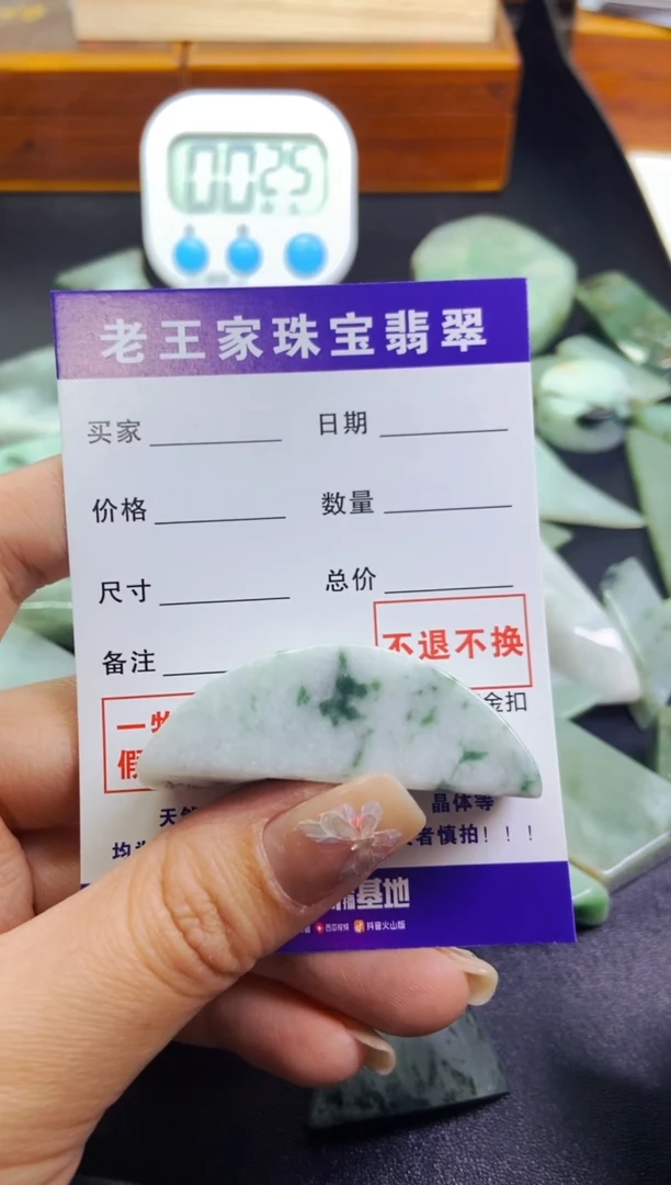 【闪购商品】翡翠颈饰未镶嵌料子