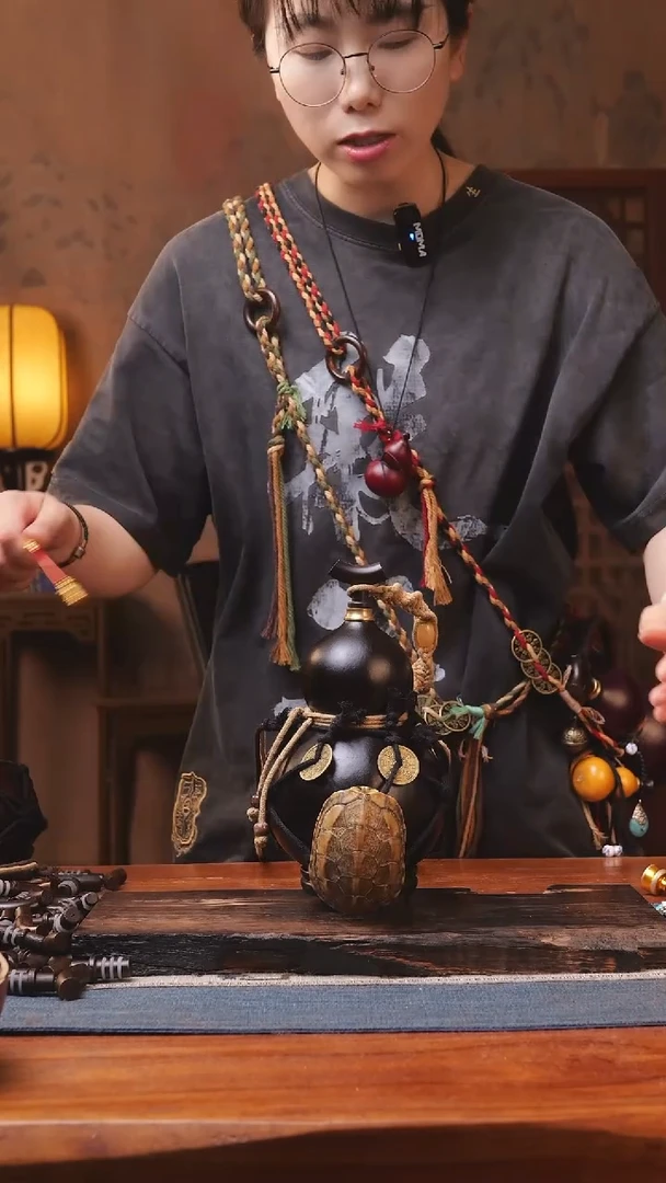 1344号精品大漆葫芦防腐防渗装水茶酒
