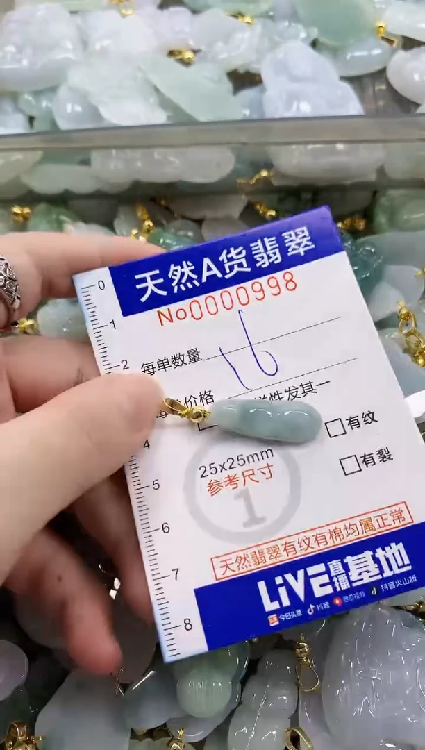 颈饰未镶嵌翡翠天然A货翡翠