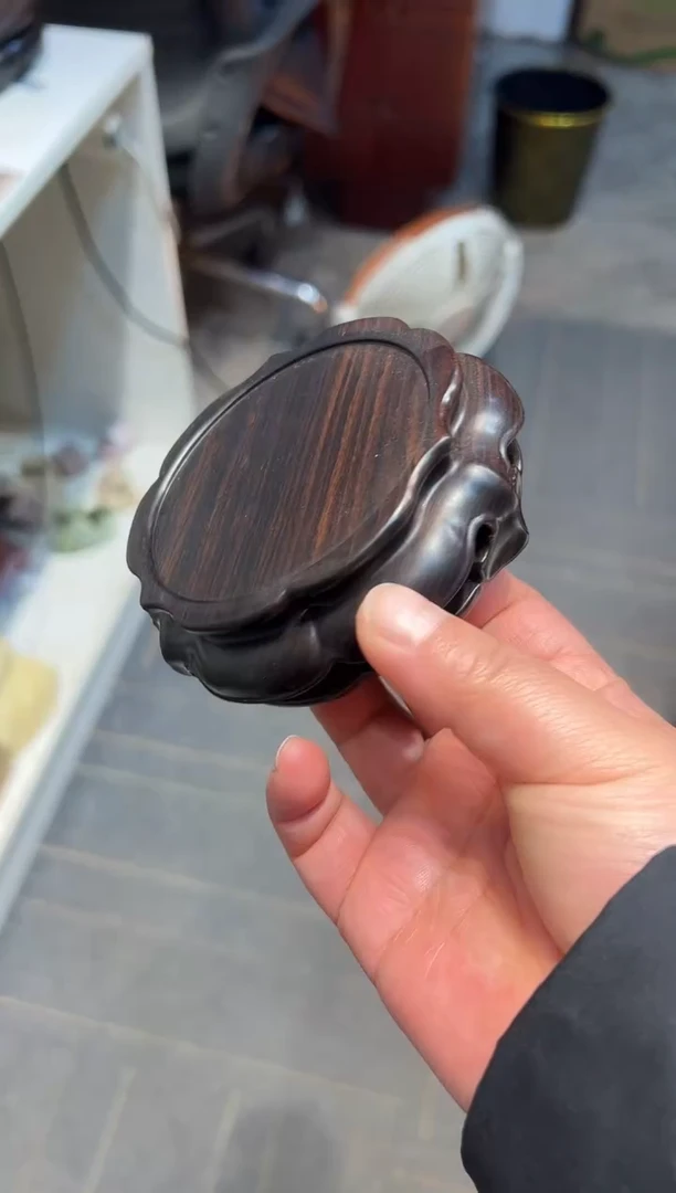 【闪购商品】黑酸枝木类端景台工艺品底座2