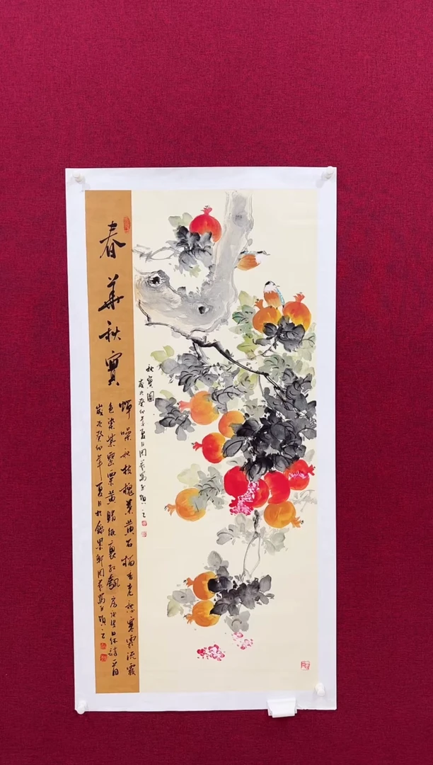 国画张*华周艺花鸟国画作品