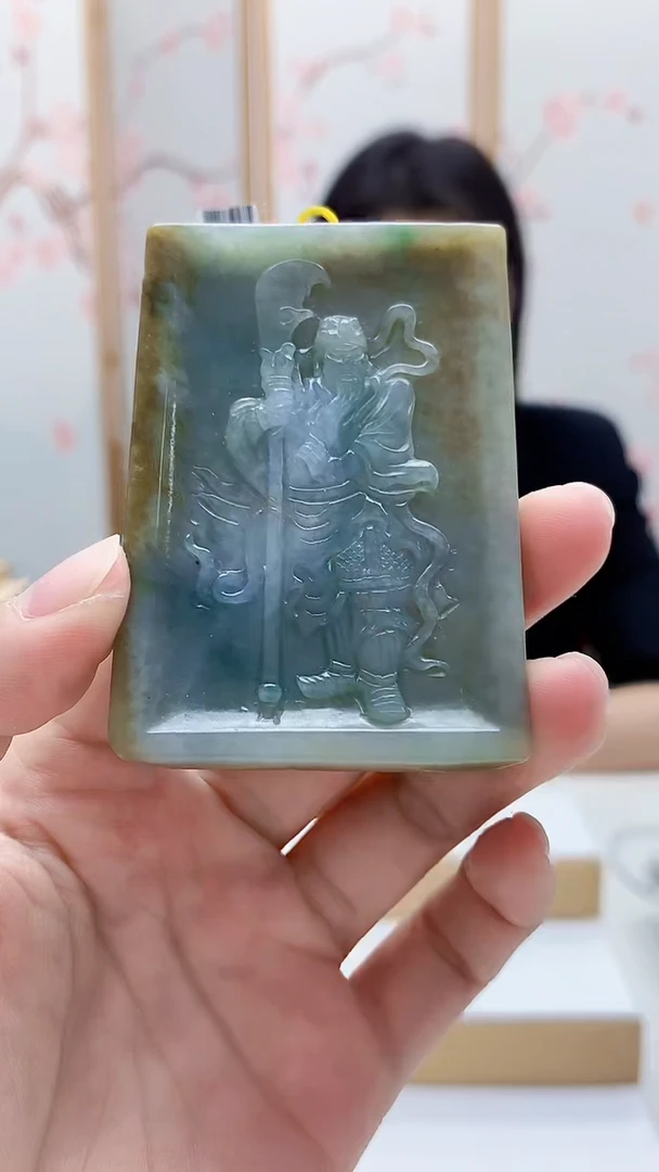 未镶嵌定制翡翠5172lr-毛货挂件3