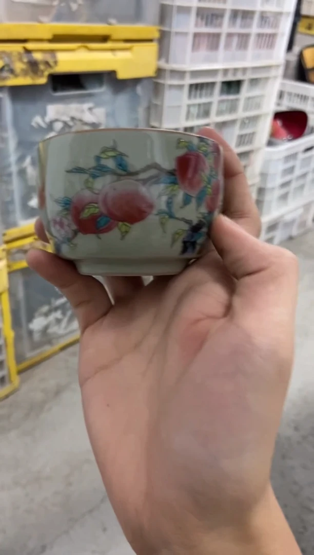 微微瑕疵茶杯茶具盖碗
