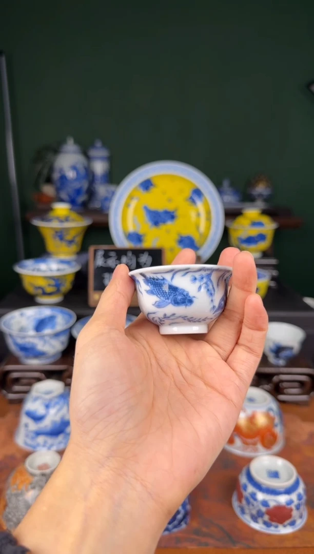 杯望月怀古。 鱼藻。 迷你压手