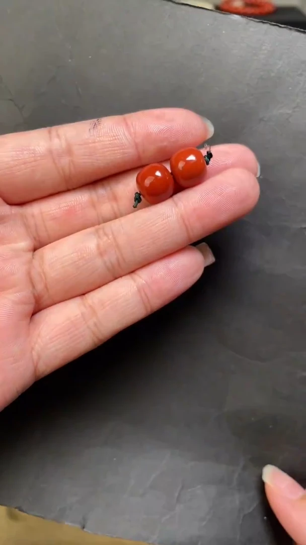 未镶嵌9南红玛瑙配饰---10*9