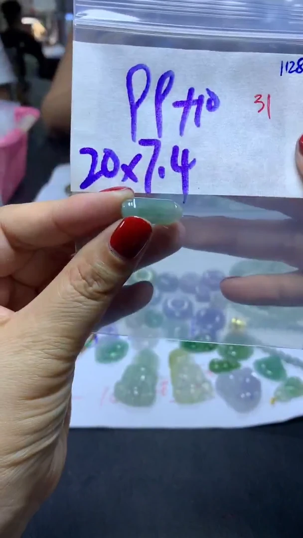 未镶嵌定制翡翠毛货需精细抛光拍一发一