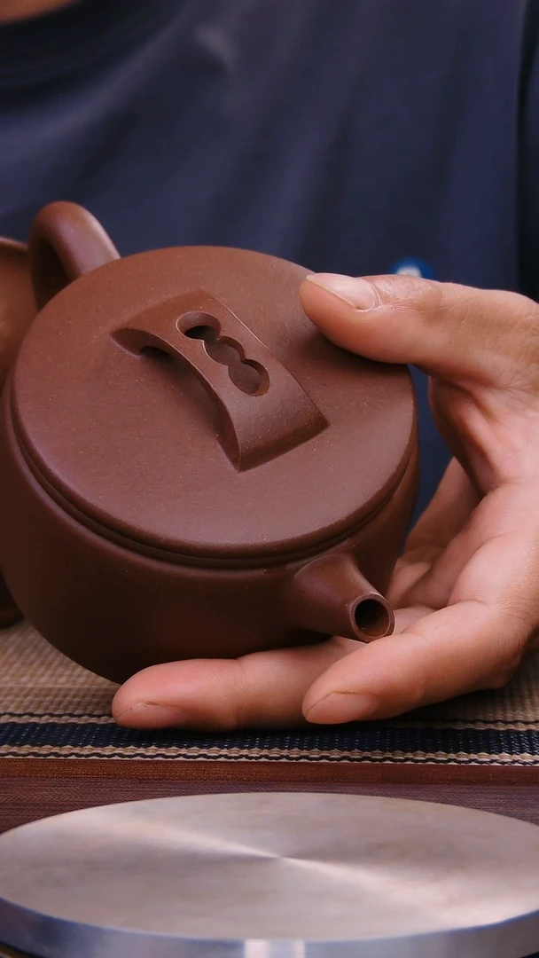 茶杯紫砂张*峰深井紫泥紫砂壶