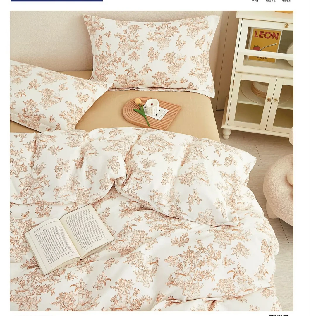 专业定制床品--印花双纱100%棉，每寸都是自然的温柔-南笙
