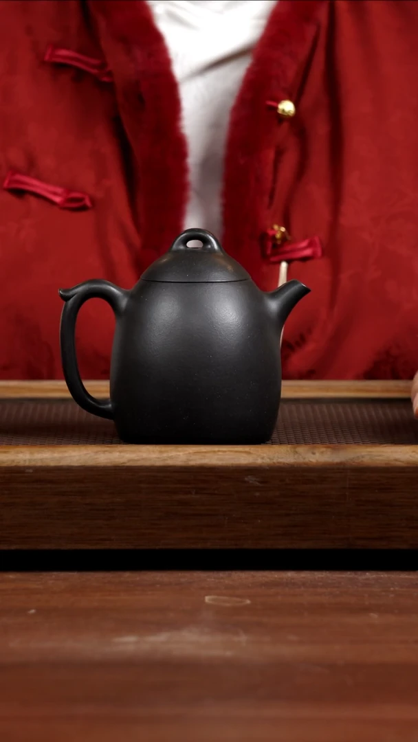 【闪购商品】紫砂茶壶红皮龙焐灰秦权310CC