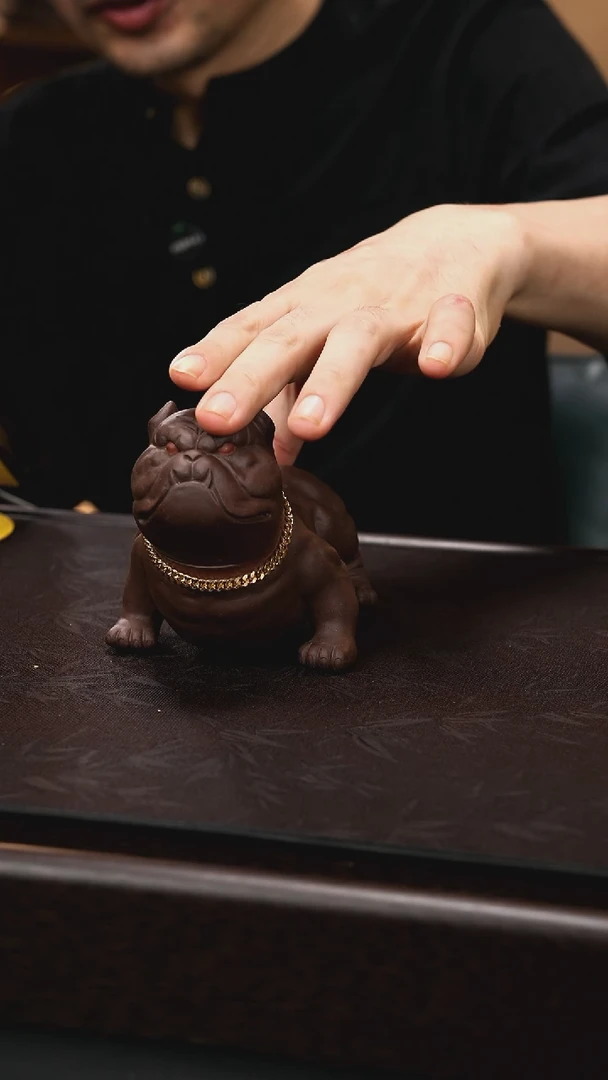 紫砂茶宠紫砂 恶霸犬