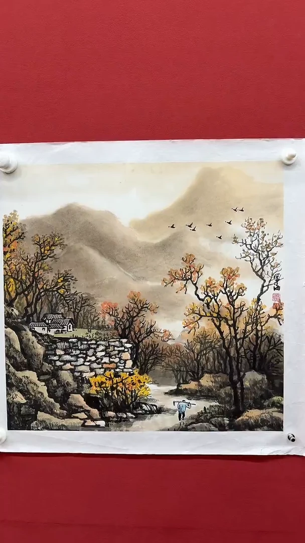 国画常海-国画山水2平尺A0305