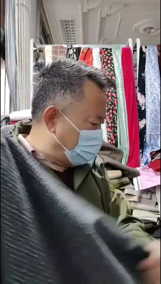 黑灰飞鸟千鸟格图案布料