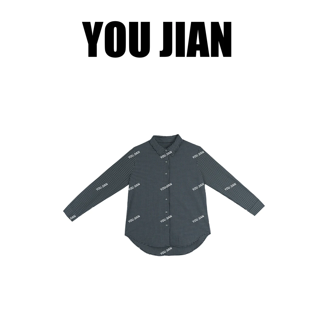 拉夫格纹～贵贵品质～早秋定制面料高品质高阶版千鸟格纹衬衫