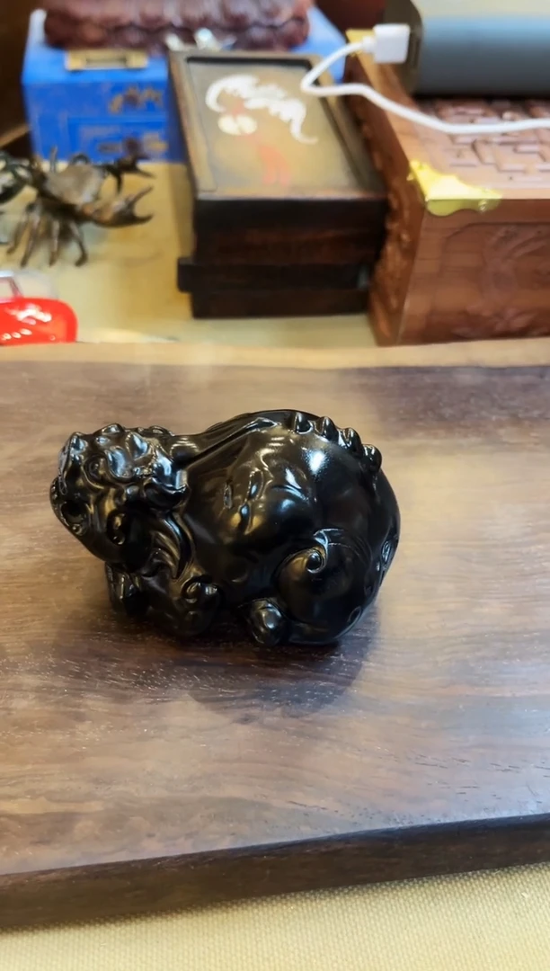 【闪购商品】和田玉手把件未镶嵌和田玉手把件貔貅M011