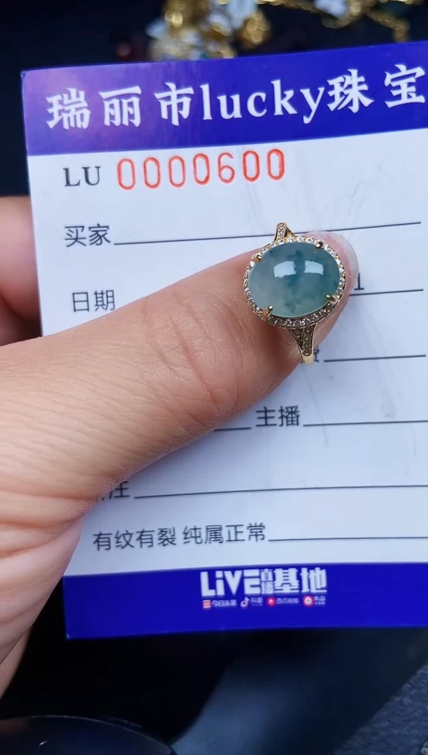 翡翠银S925镶嵌颈饰0600