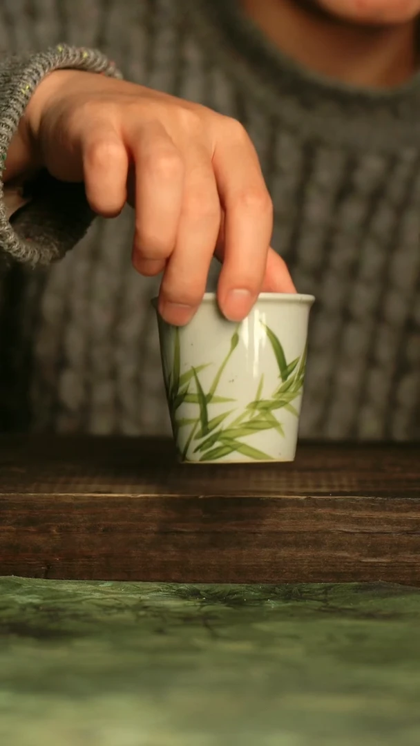 瓷器青诗集手工手绘瓷器