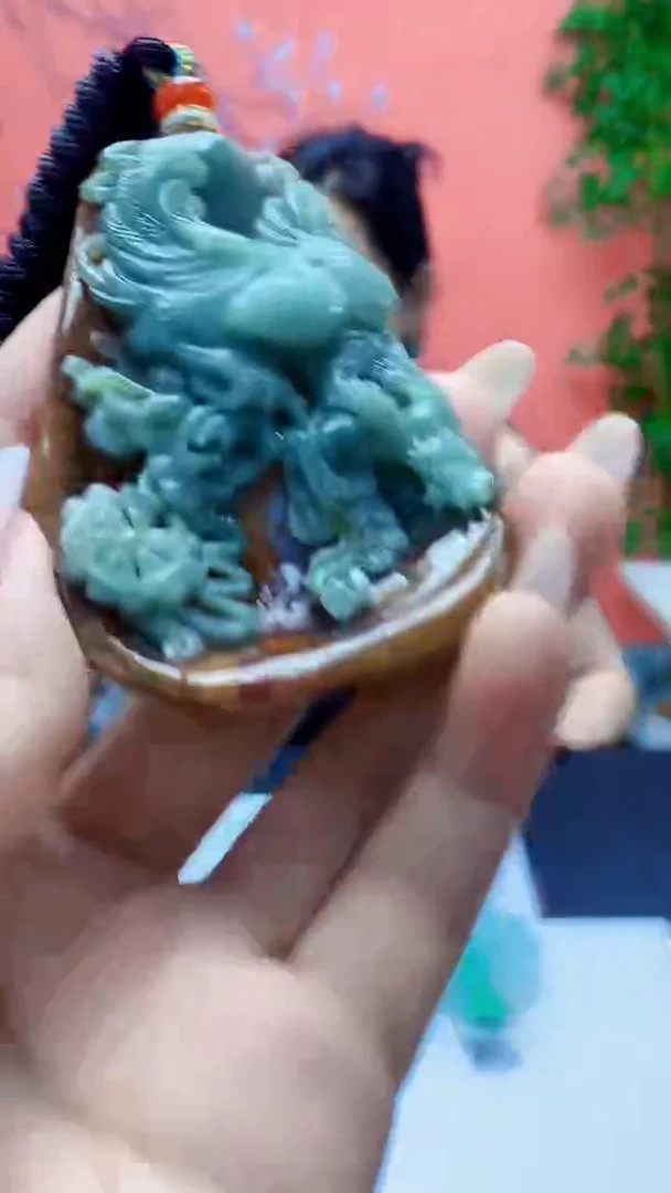 未镶嵌定制翡翠5160ty-毛货挂件183