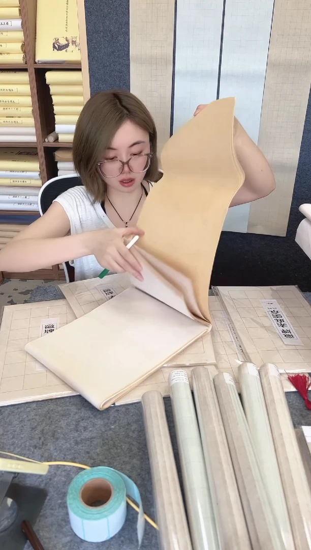 素云180*24cm24张蜡染纸六尺三开 深仿古色~
