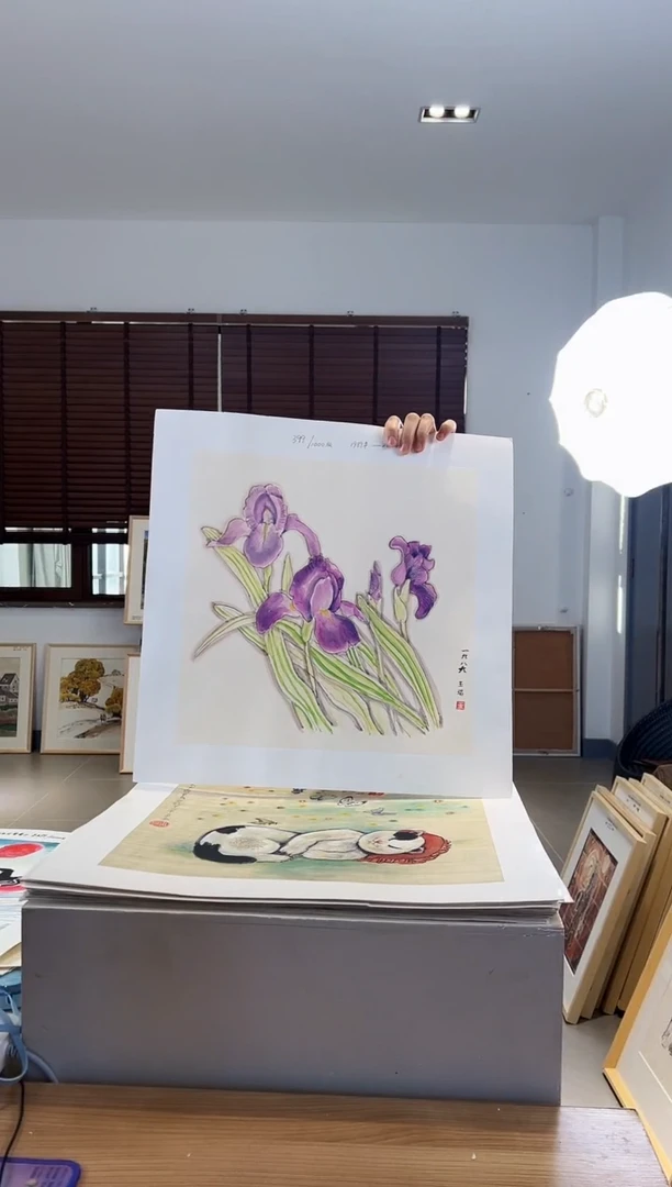 【闪购商品】版画限量亲签盖章版画S