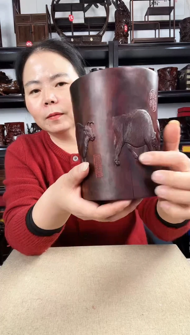 木203瑕疵老李红木工艺品