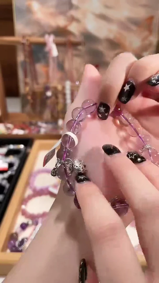 【闪购商品】水晶手串合金桑烟定制029