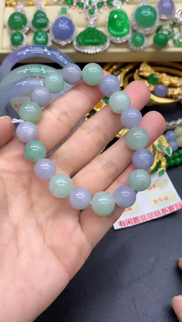 未镶嵌手串翡翠141-中国好珍宝