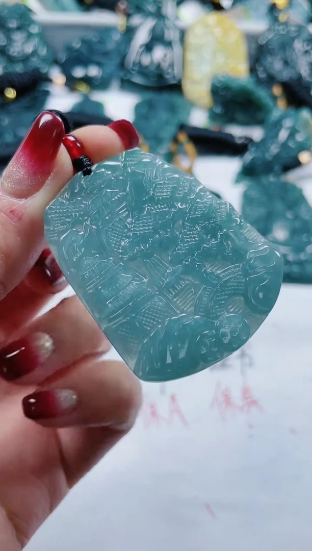 【闪购商品】翡翠颈饰未镶嵌多样性发货一件发货-大山水