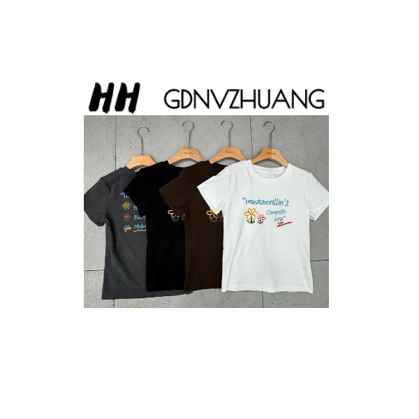 【红红甄选】08-0902原单欧时尚字母休闲T恤