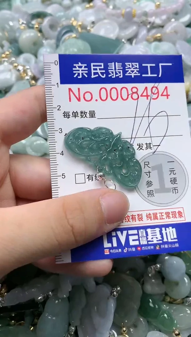翡翠未镶嵌吊坠(不含链)8494