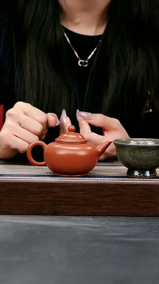 【闪购商品】紫砂茶壶小煤窑朱泥全手水平