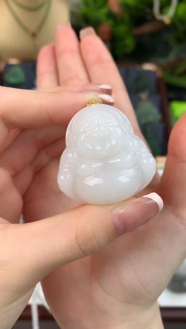 颈饰未镶嵌和田玉吊坠35mm