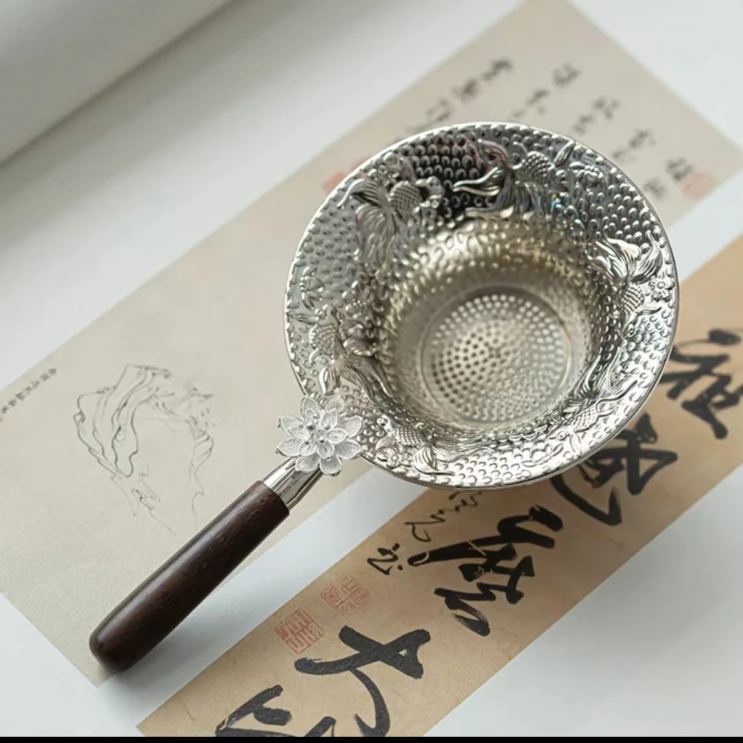 ZH247-镀银茶漏AB【单品包邮偏远除外】（众）