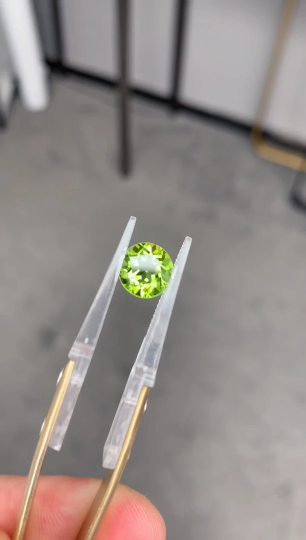 裸石未镶嵌橄榄石3ct 正圆橄榄石 多样性发货