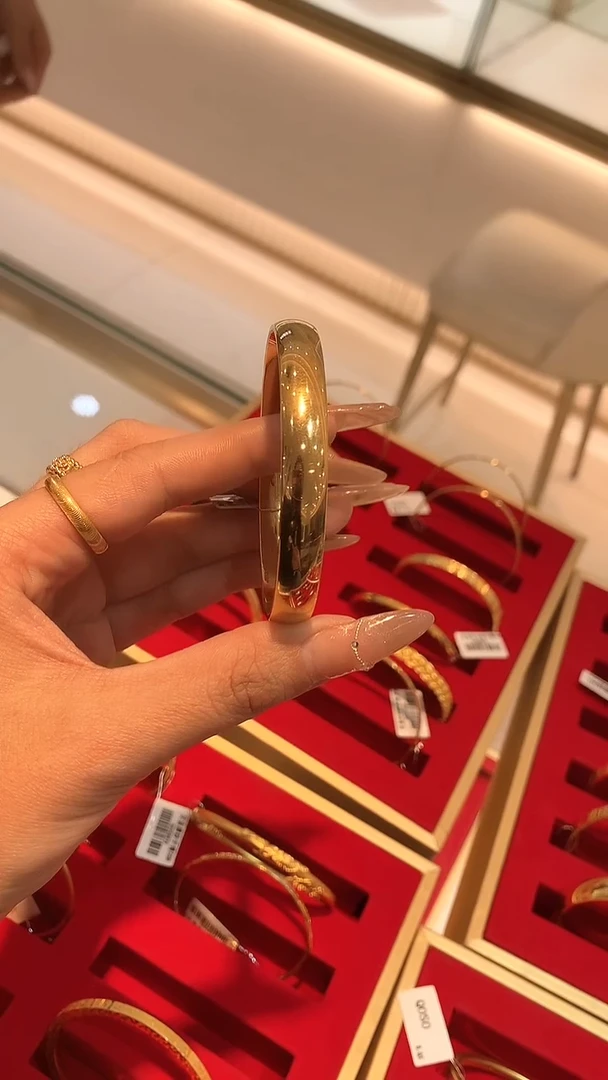 【闪购商品】定制足金手镯56圈手镯