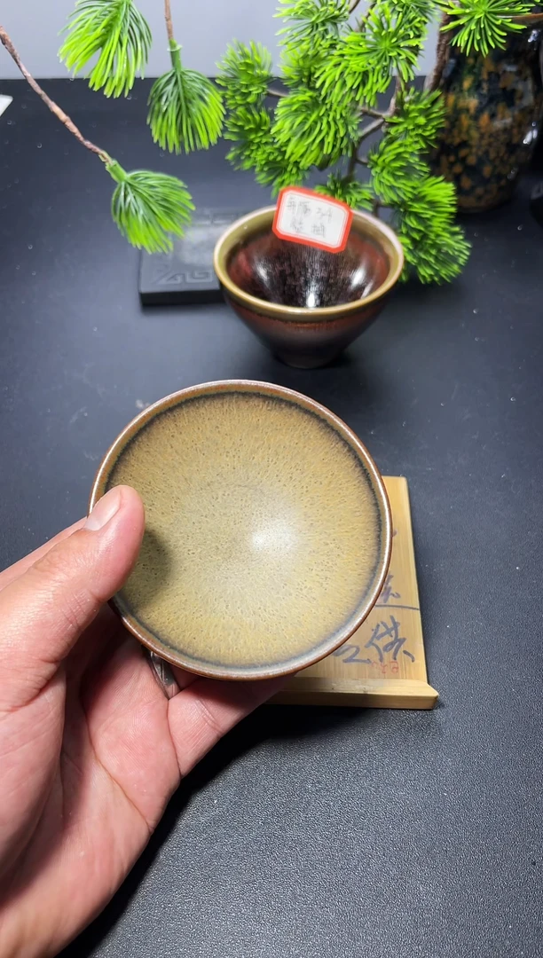 茶盏122 叶紫建盏