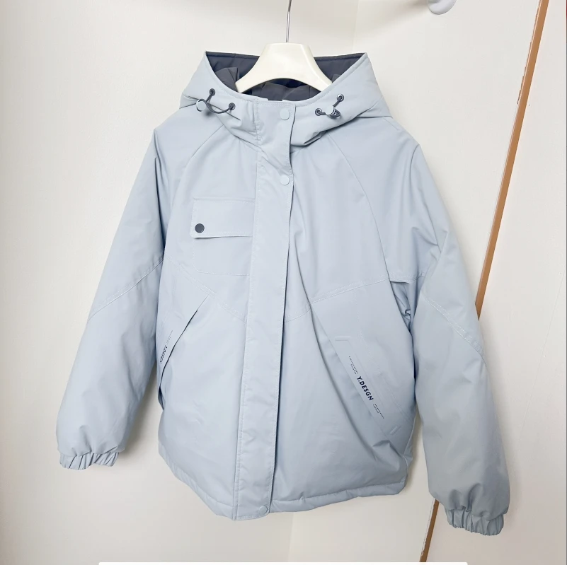 2025冬季新款冲锋衣羽绒服90绒