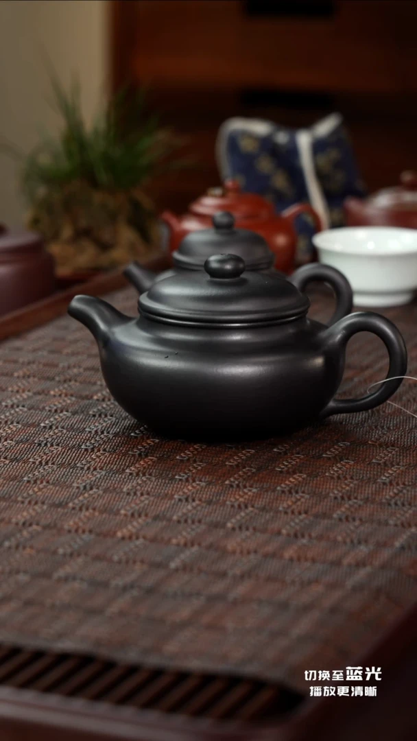 茶壶紫砂大仿古-龙血砂-捂灰-320cc