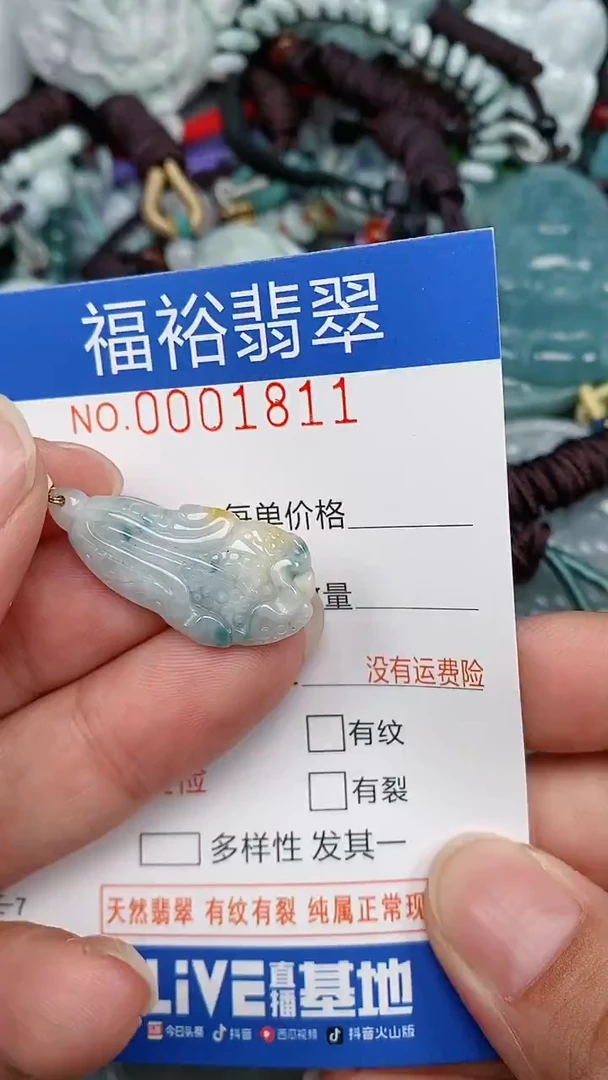 翡翠未镶嵌颈饰...0001811