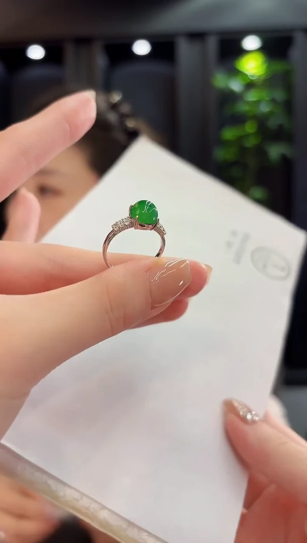 未镶嵌戒指翡翠 缅料A货/支持复检/一件