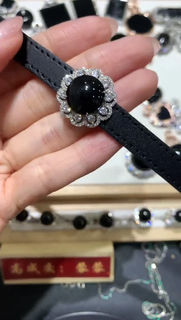 翡翠银S925镶嵌吊坠(不含链)团购52