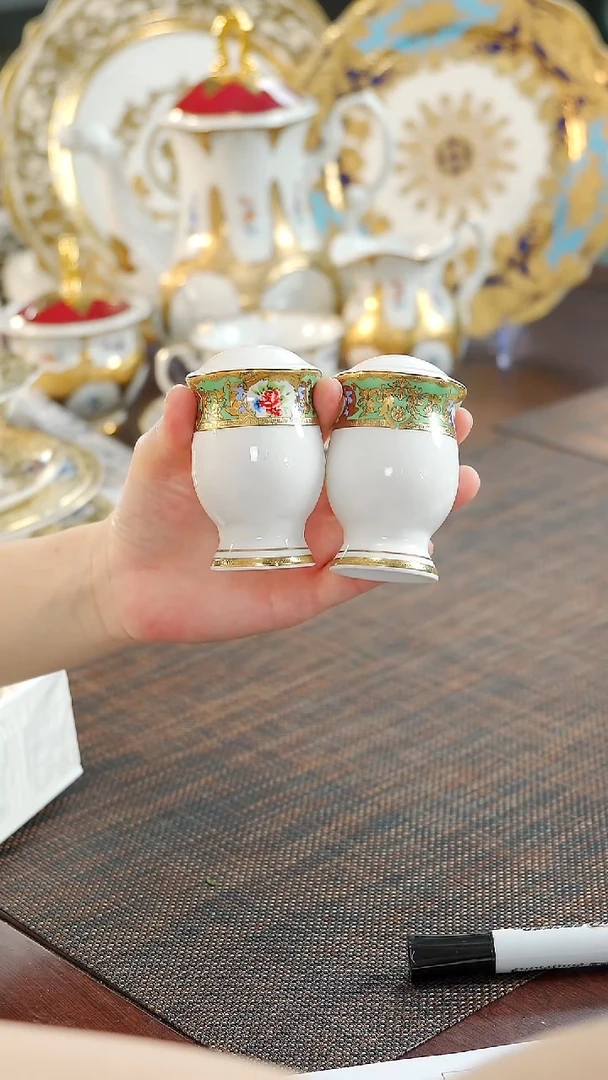 瓷片盐壶罐2个  福利价
