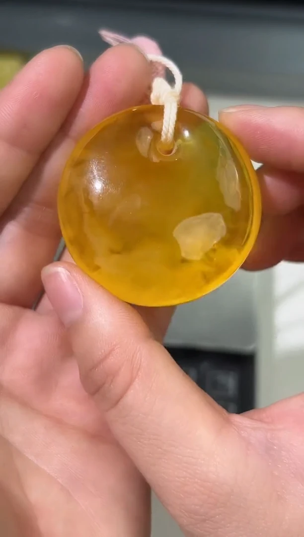 裸石琥珀未镶嵌琥珀蜜蜡吊坠